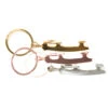Jerry's 1201 Blade Keychain/Zipper Pull -Discount skatewear 1201 gold pewter rose 23758.1581966737