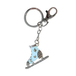 Jerry's 1285 Enamel & Crystal Skate Keyring & Bag Clip -Discount skatewear 1285 Blue 98640.1681152134