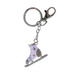 Jerry's 1285 Enamel & Crystal Skate Keyring & Bag Clip -Discount skatewear 1285 Purple 34208.1681152133