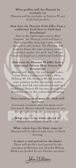 NEW John Wilson Phoenix Blade - PATTERN 99 -Discount skatewear Phoenix FAQ 002 79087.1606256137.1280.1280 39579.1606256193