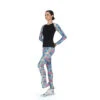 Jerry's S425 Colour Crackle Bow Top -Discount skatewear S126 Legging and S425 Top Front 72363.1680543687